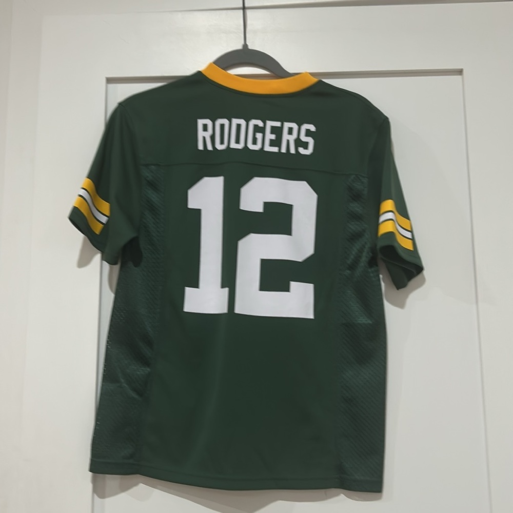 Rodgers youth M Packers Jersey NFL Team Apparel Jersey Green Bay Packers #12 - Picture 5 of 6